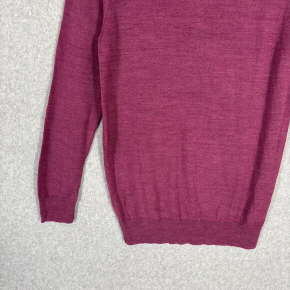 Fenn Wright Manson Sweater Women Small Pink Merino Wool Thin Casual Classic READ - Picture 4 of 9